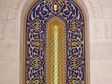 Muscat 04 Grand Mosque 08 Decorated Arch In Islam it is forbidden to create any pictures of living beings (except plants), which could be worshipped. Accordingly, it is very rare to find pictures in mosques at all. Instead, the interior is usually decorated with rich ornamental patterns and Arabic calligraphy.